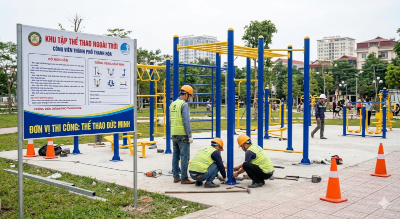 Lắp Đặt Thiết Bị Thể Thao Ngoài Trời Thanh Hóa Uy Tín, Chuyên Nghiệp