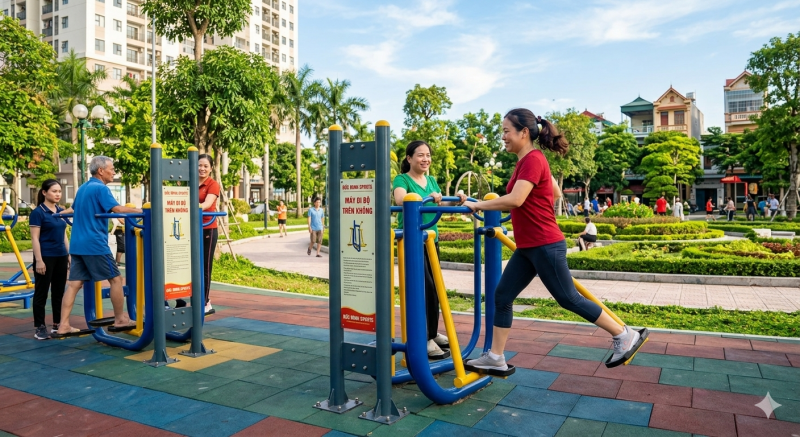 Máy Đi Bộ Trên Không – Thiết Bị Thể Thao Ngoài Trời Được Ưa Chuộng Nhất Hiện Nay