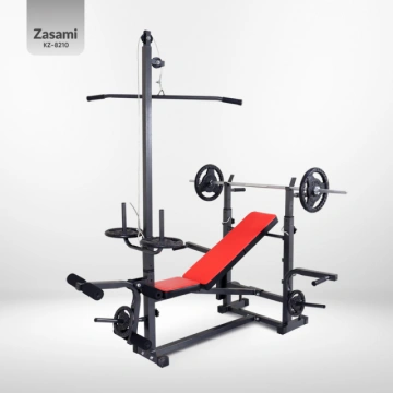 Combo Giàn Tạ Đa Năng 8210 + Đòn 1m5+ 30kg tạ