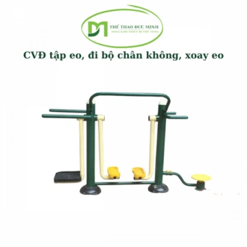CVĐ 3 chức năng: tập eo, đi bộ chân không, xoay eo