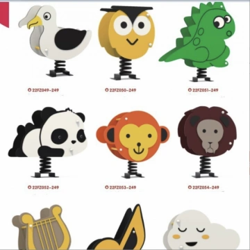 Thú nhún lò xo motor bằng nhựa PE 