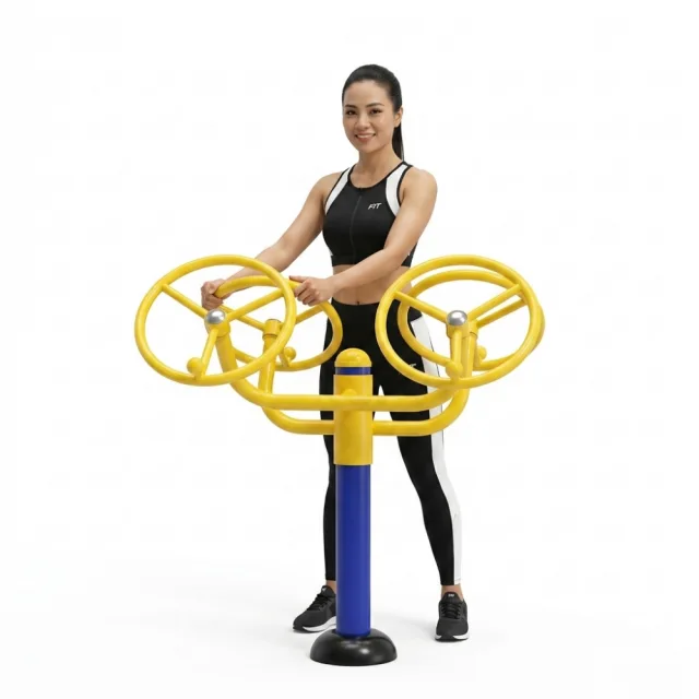 Máy tập tay vai đôi ngoài trời