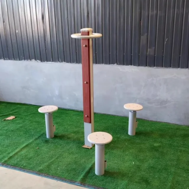 Xoay eo 3 đĩa ngoài trời cao cấp